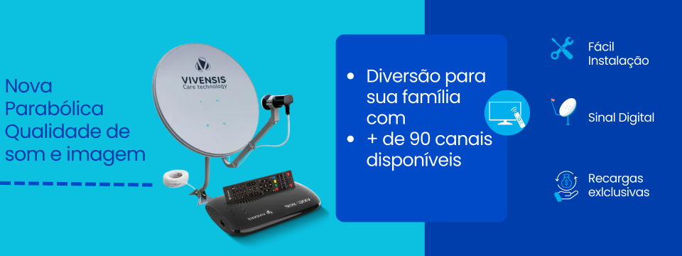 Central das Antenas - Solu��es em telefonia, TV, Internet e Energia Solar - 